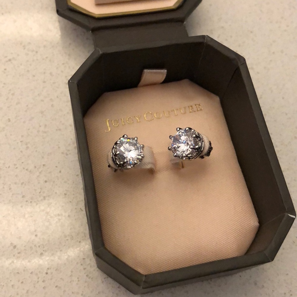 Juicy Couture Crown Earrings